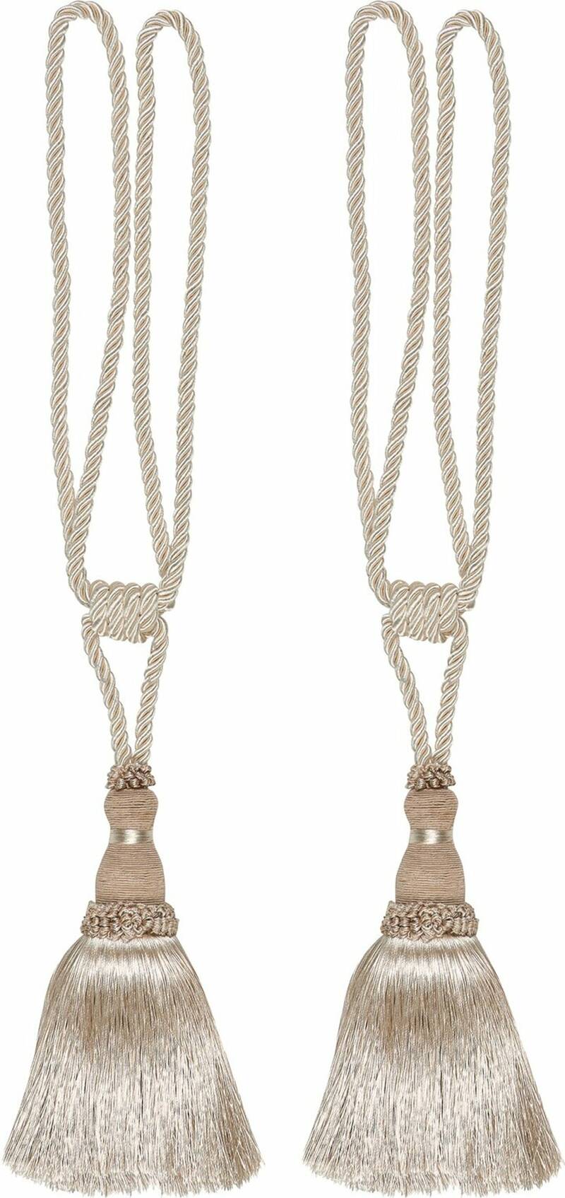 Vorhanghalter 2er-Set Beige